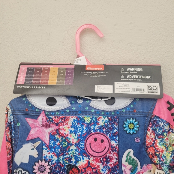 NWT Nickelodeon "That-Girl Lay-Lay" Girl's Halloween Costume 3 Piece S (6-6×) - Picture 9 of 9